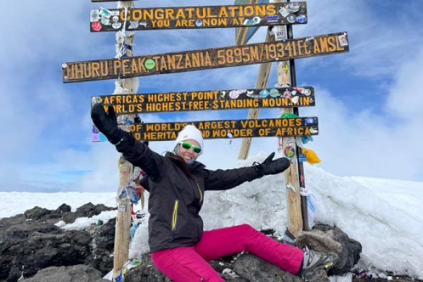 Mrs Kinda Karam climbs Mount Kilimanjaro!!!